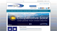 Desktop Screenshot of owenelectric.com