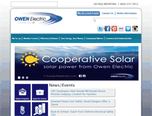 Tablet Screenshot of owenelectric.com